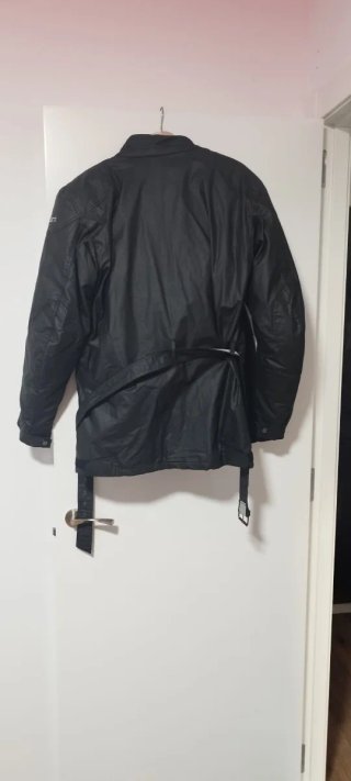 Chaqueta de moto con forro de cuadros