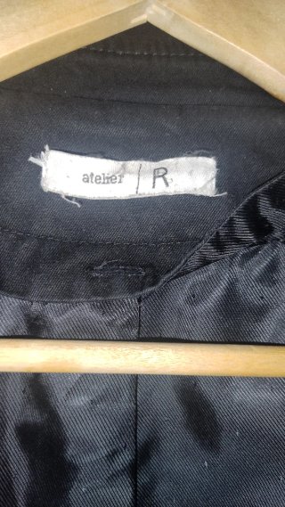 Gabardina Atelier Negra