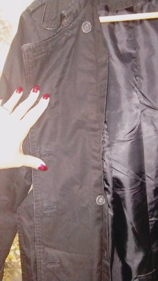 Gabardina Atelier Negra