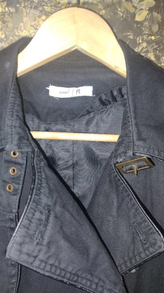 Gabardina Atelier Negra
