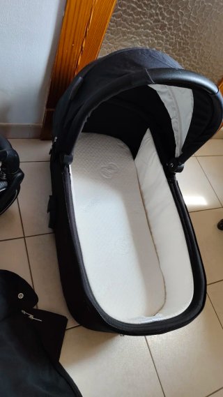 Carro Kinderkraft 2 en 1 Negro