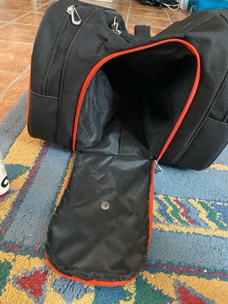 Paletero Bullpadel Negro y Naranja
