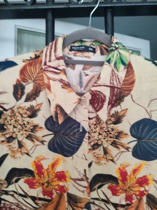 Vestido/Sobrecamisa Talla 50-52 Estampado Floral