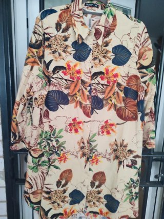 Vestido/Sobrecamisa Talla 50-52 Estampado Floral