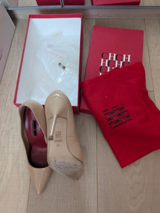 Zapatos de tacón Carolina Herrera Beige