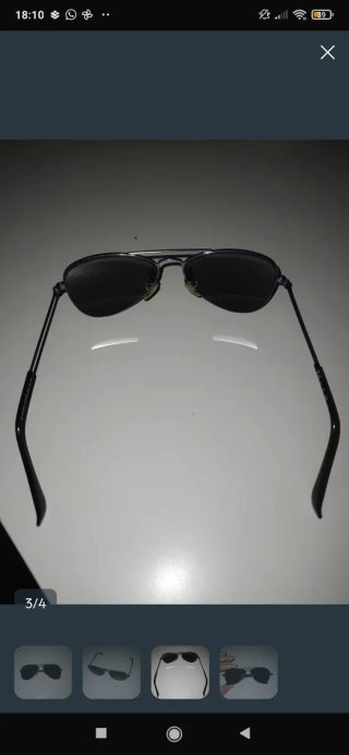 Occhiali da sole Ray-Ban Aviator per bambini neri