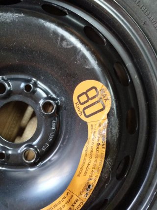 Rueda repuesto Continental 125/90R15