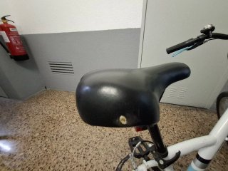 Bicicleta BTWIN 100 24 blanca