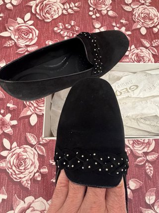 Ballerine Geox scamosciate nere