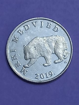 Moneda 2019 Oso MEDVJED Croacia.