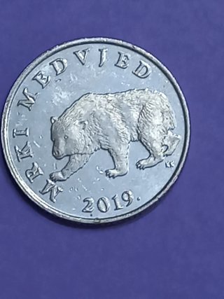Moneda 2019 Oso MEDVJED Croacia.