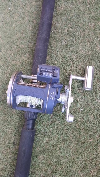 Caña de pesca con carrete