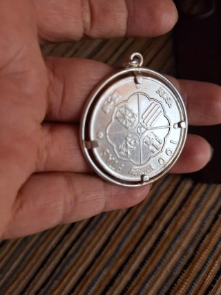 Colgante Moneda Franco Macizo