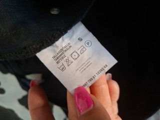Peto vaquero negro Inside Talla S