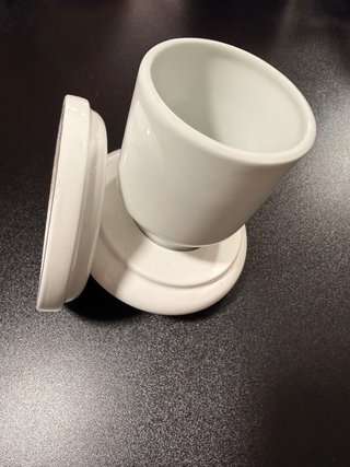 Toallero de baño blanco madera
