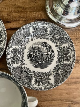 Set de dos tazas con platos La Cartuja
