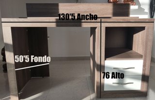 Escritorio 130.5 x 50.5 x 76 cm