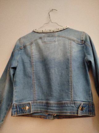 SH DENIM Giubbotto Jeans Donna Perle