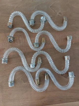 8 Brazos de cristal para lámpara araña