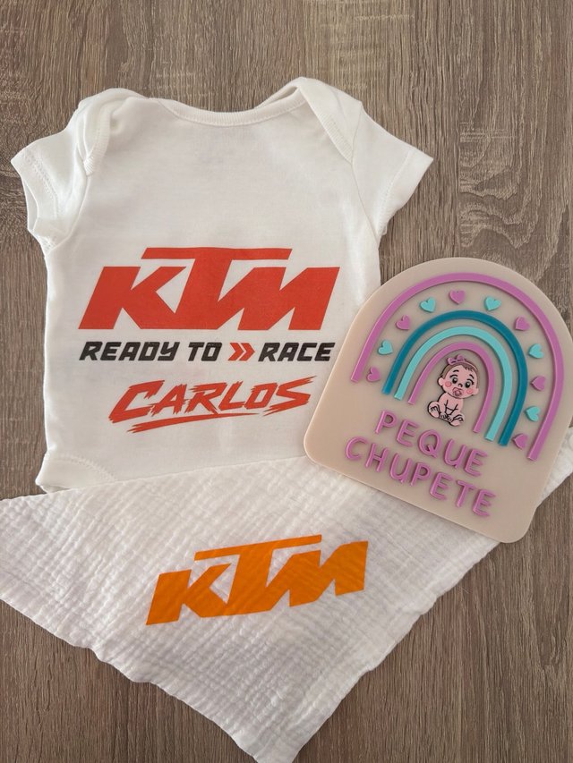 Body y bandana bebé KTM