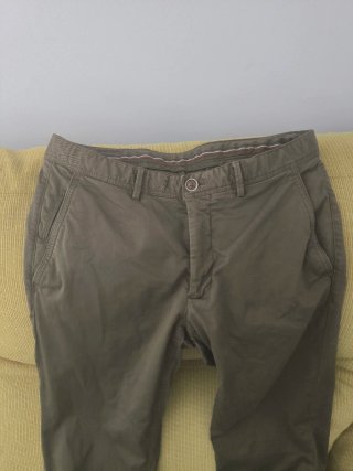 Pantalón Massimo Dutti Verde Oliva
