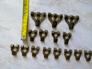 Ganci ottone vintage per cornici/specchi