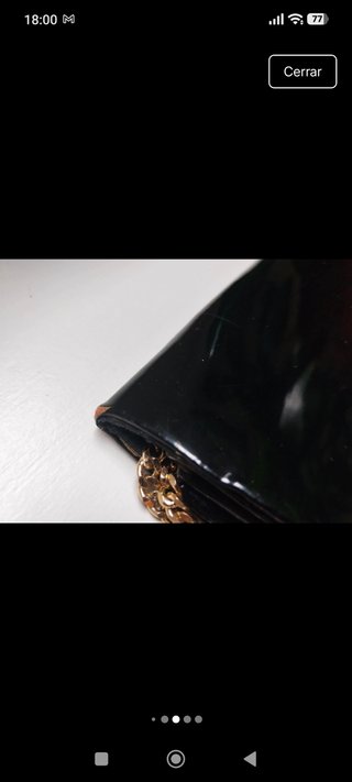 Bolso de mano vintage negro