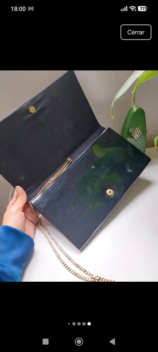 Bolso de mano vintage negro