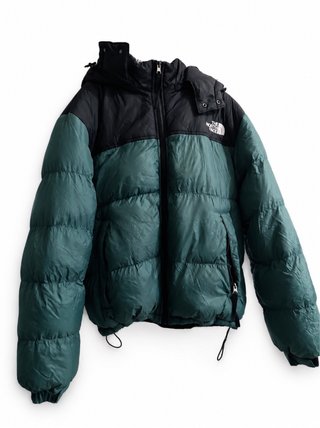 The North Face Abrigo Negro y Verde