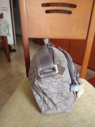 Bolso bandolera Tous beige y gris