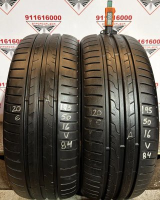 195 50 16 V DUNLOP RUEDA AL 90% VIDA UTIL