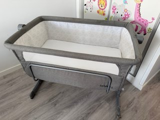 Mini Cuna Colecho Gris