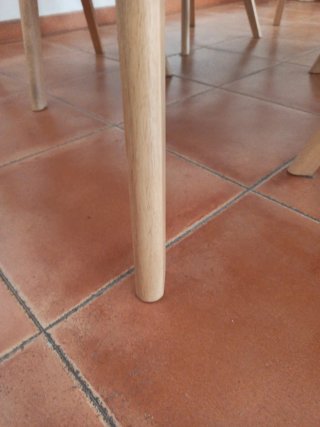Conjunto comedor nórdico mesa y 4 sillas