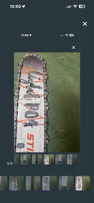 Espada y Cadena Widea Stihl 50 Eslabones