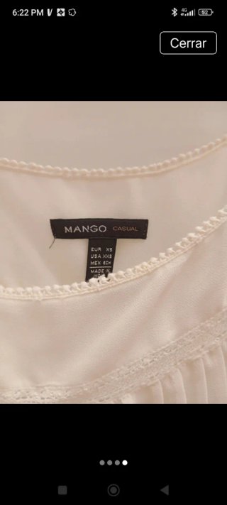 Camisa Mango blanca