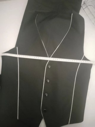 Traje de novio negro talla 48