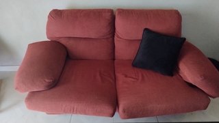 Sofá de 2 plazas tela
