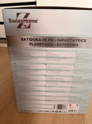 Batidora amasadora 1200W 5L MENORCA