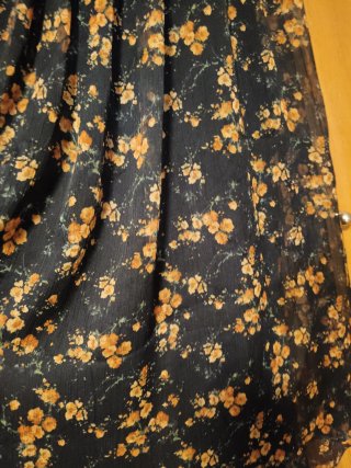 Vestido largo estampado floral