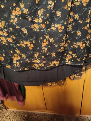 Vestido largo estampado floral