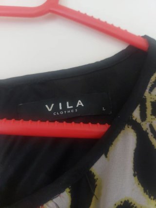 Vestido estampado con cinturón