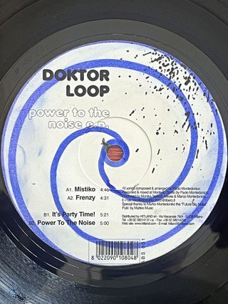 Doktor Loop "Power To The Noise EP" disco vinile