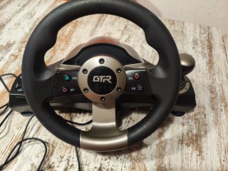 Volante GTR con pedales para PC, Ps3 y PS4