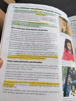 Religión católica, 4 Primaria Nuevo Kairé