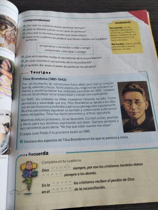 Religión católica, 4 Primaria Nuevo Kairé