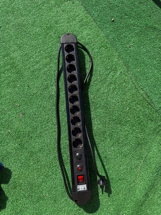 Regleta 10 enchufes con interruptor