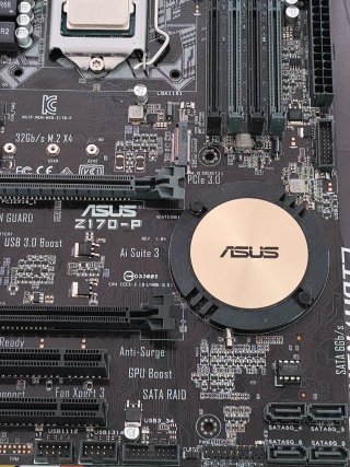Placa Base ASUS Z170-P + Intel i5-6600K+ Disipador
