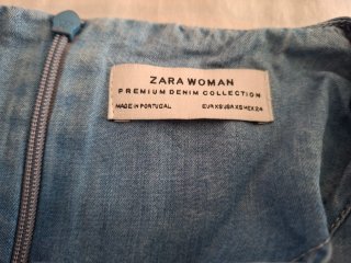 Vestido vaquero Zara Talla S
