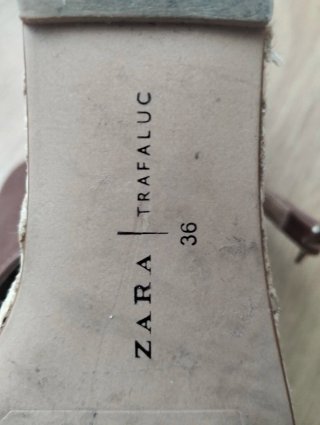 Cuñas Zara Marrones