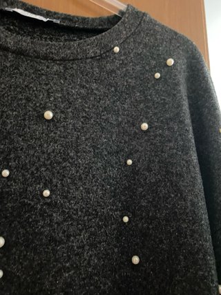 Jersey gris perlas talla única